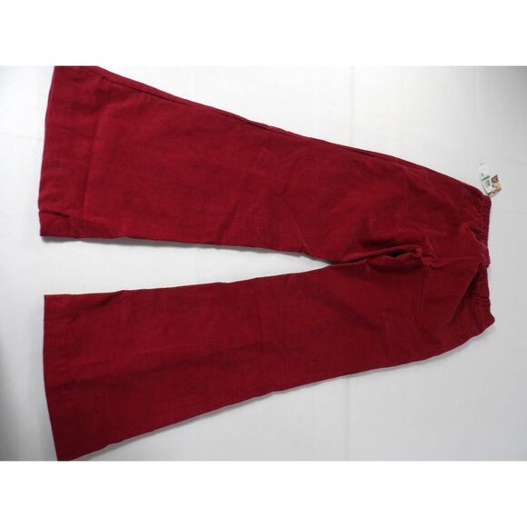 Self E Large Corduroy Pants Trousers Red NWT Pull On Stretch Waist Wide Leg Y2K - Picture 14 of 14